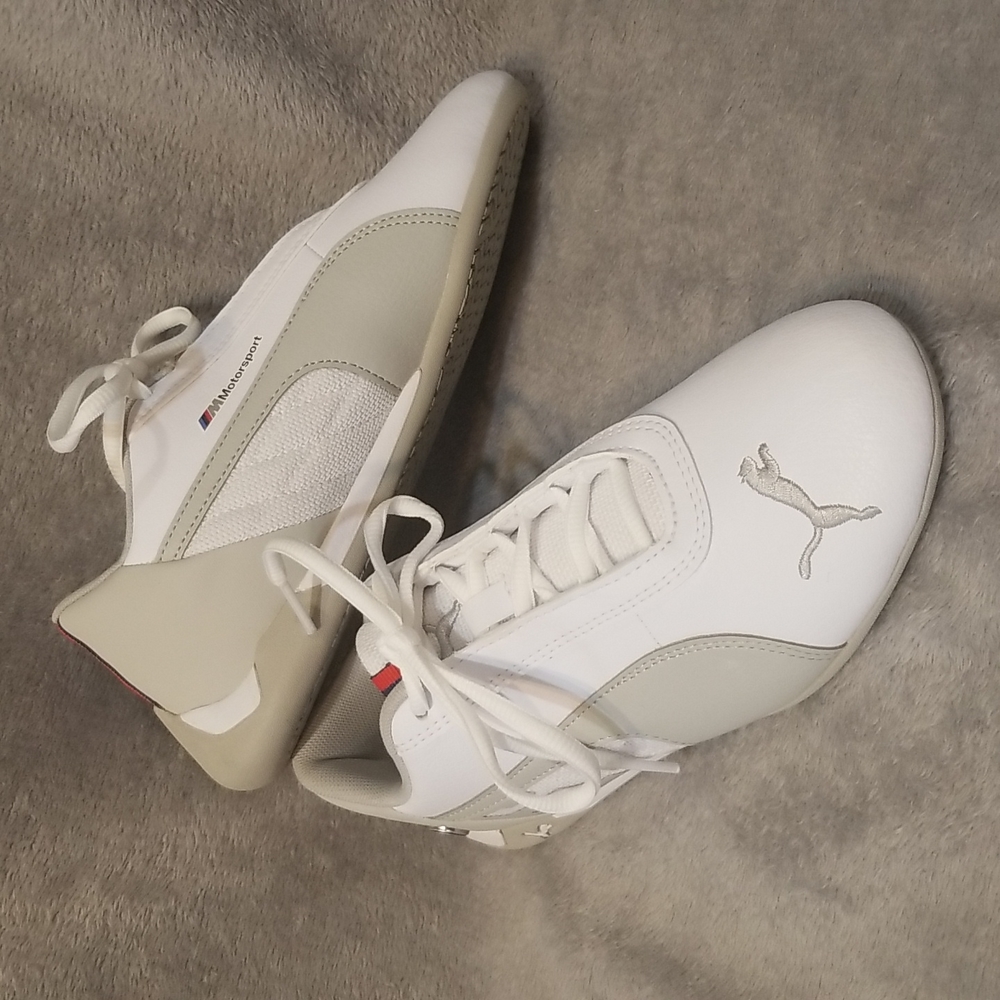 Puma BMW Limited edition Driving shoes. White. NWOT no box.